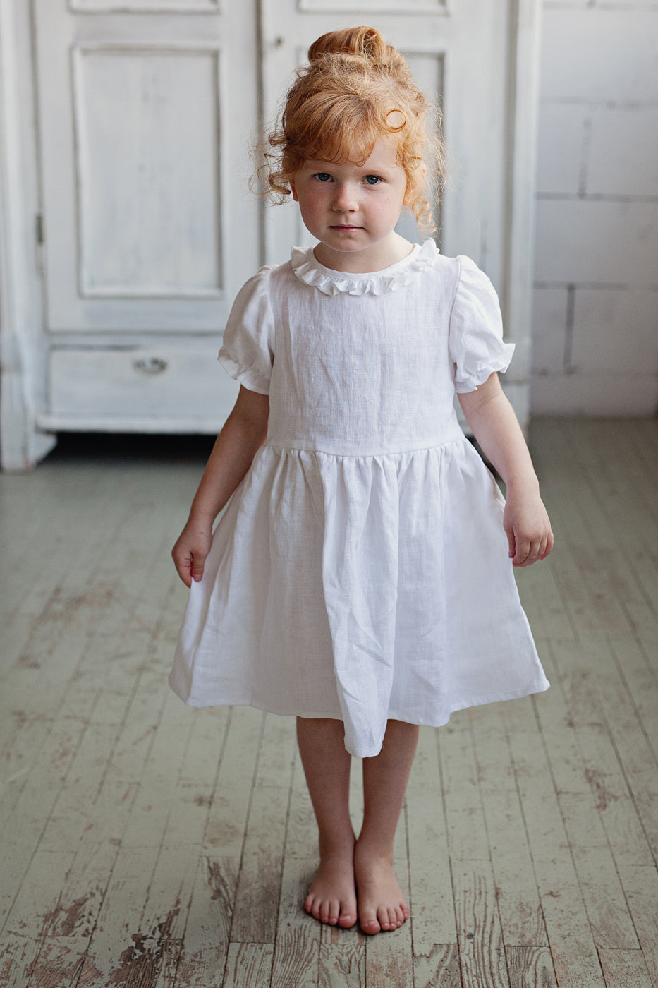 Rustic flower girl dress