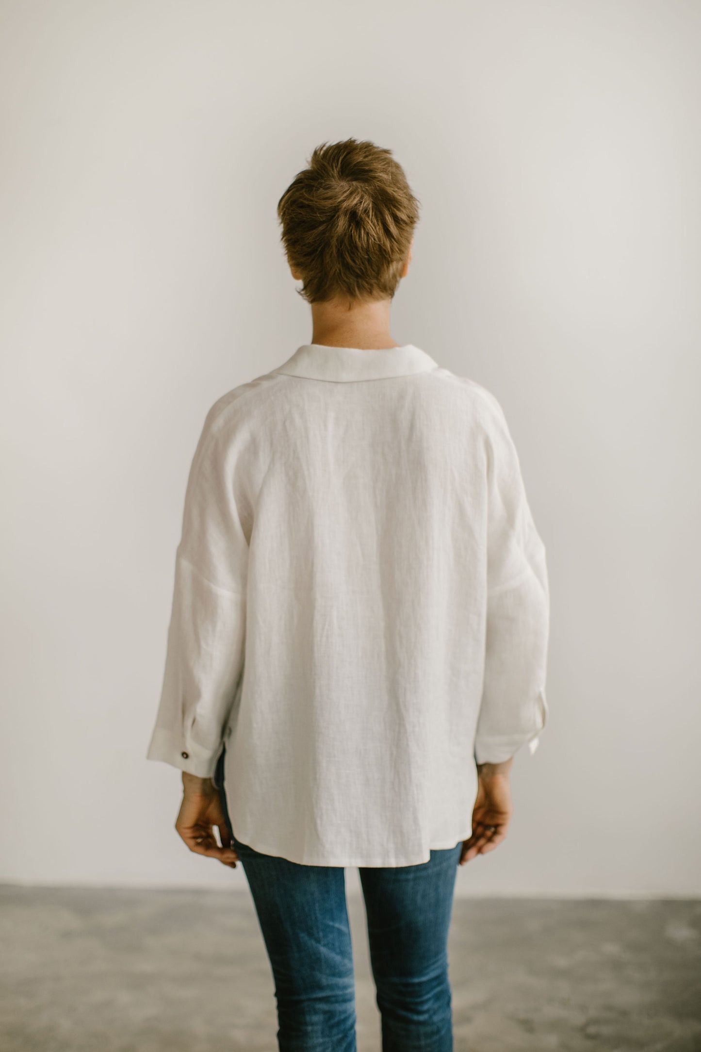 Classic linen button up shirt DOLLY