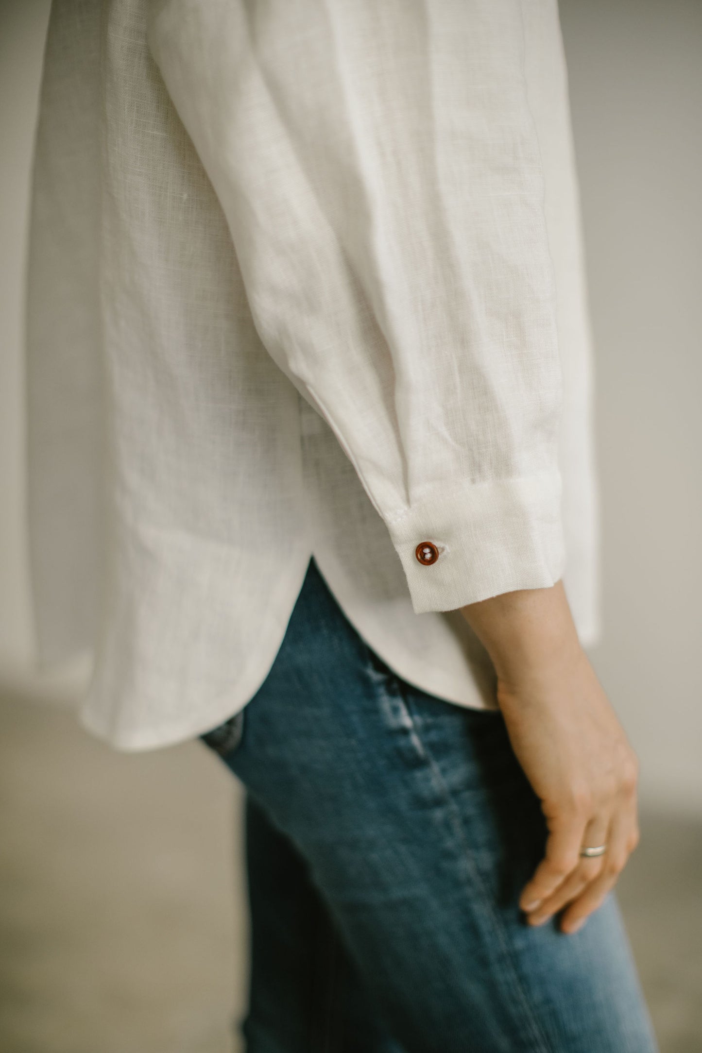 Classic linen button up shirt DOLLY