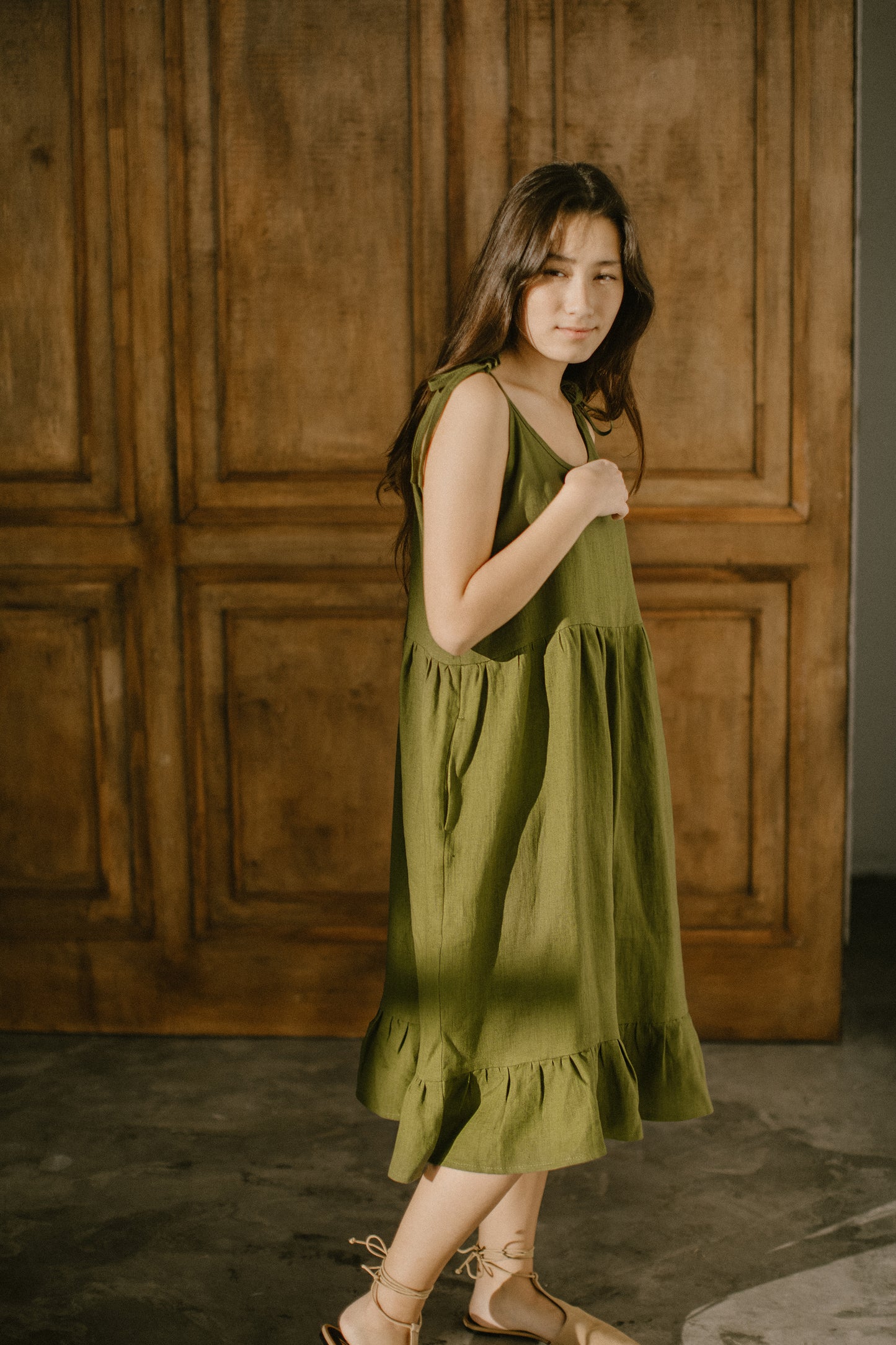 linen sundress
