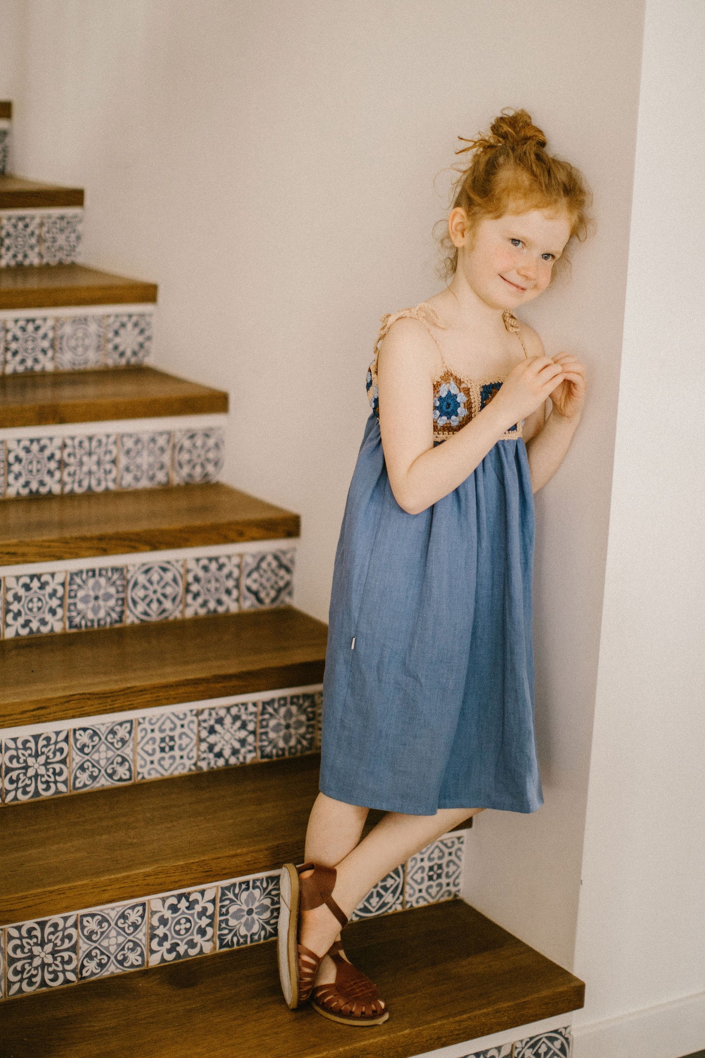 Crochet baby dress