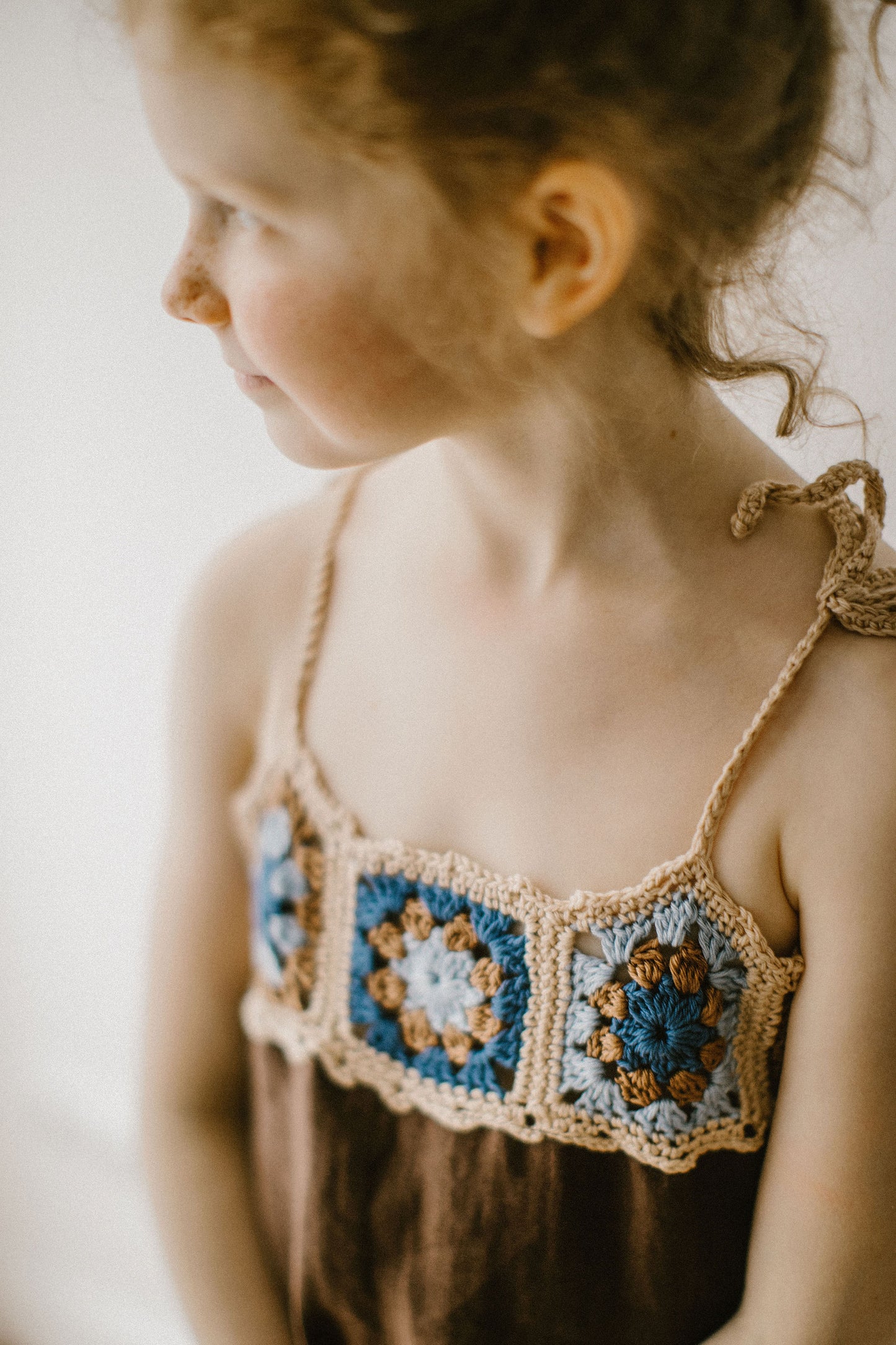 Linen romper for girls