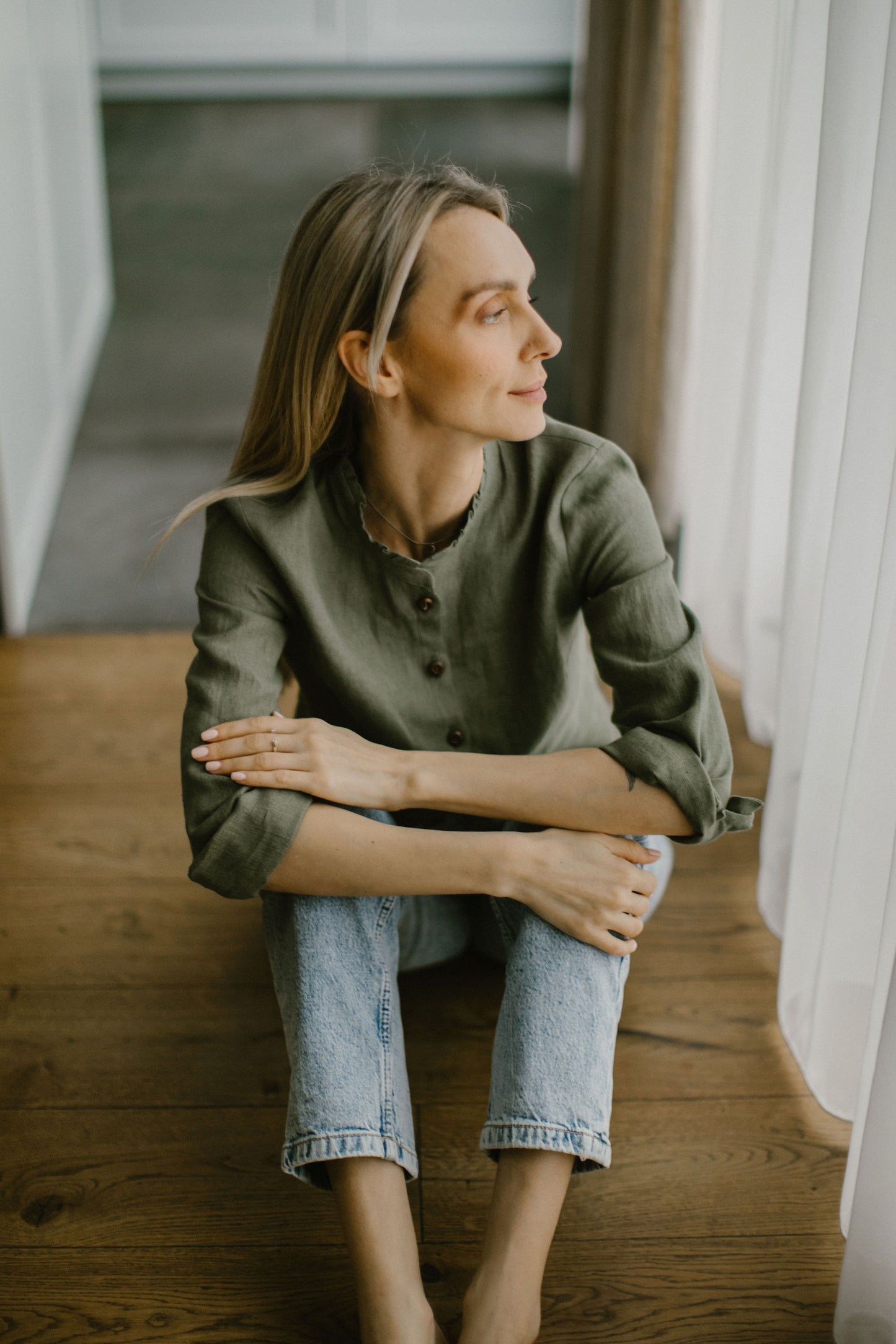 ethical fashion linen top