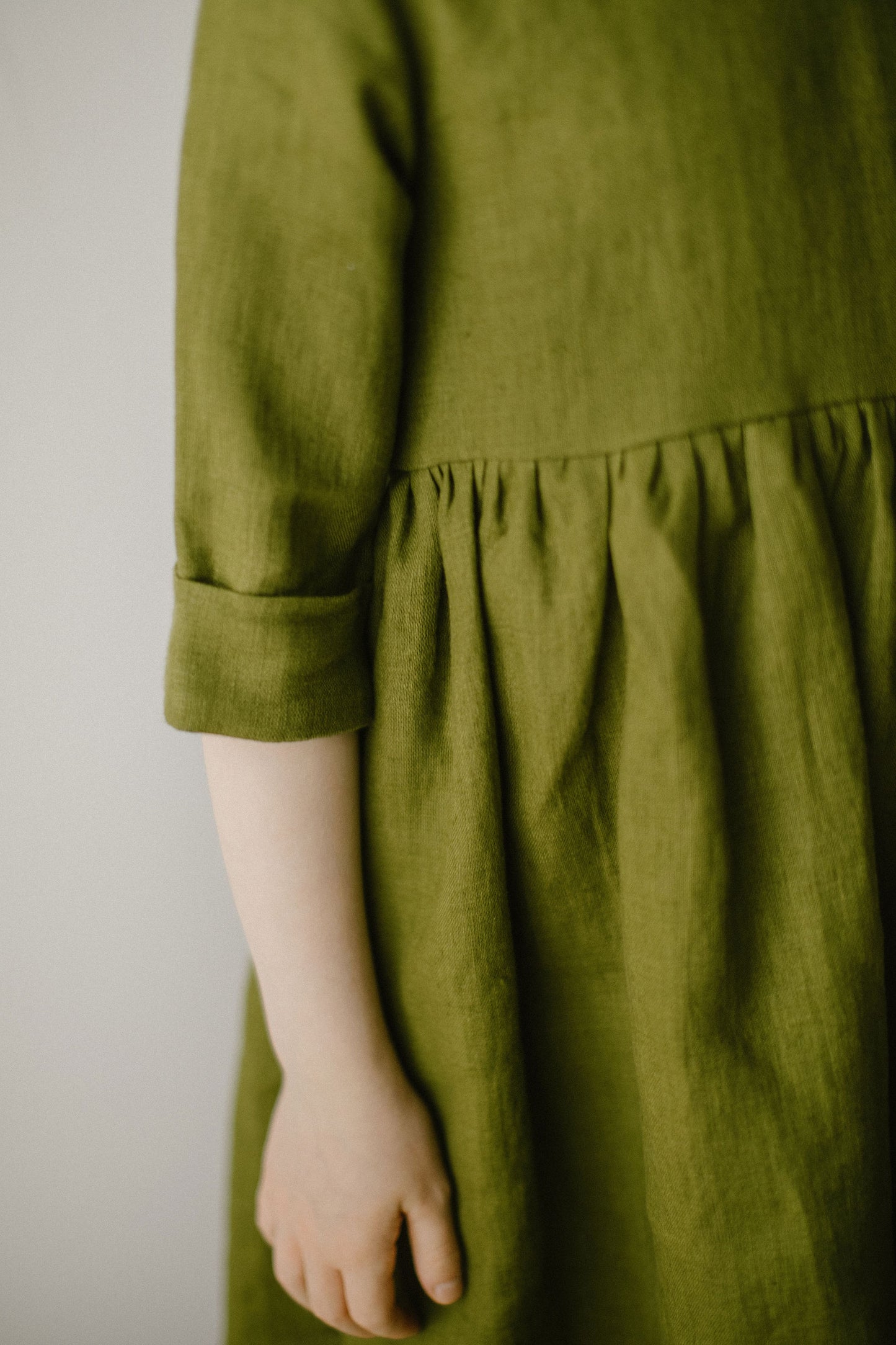 Linen summer dress for girls