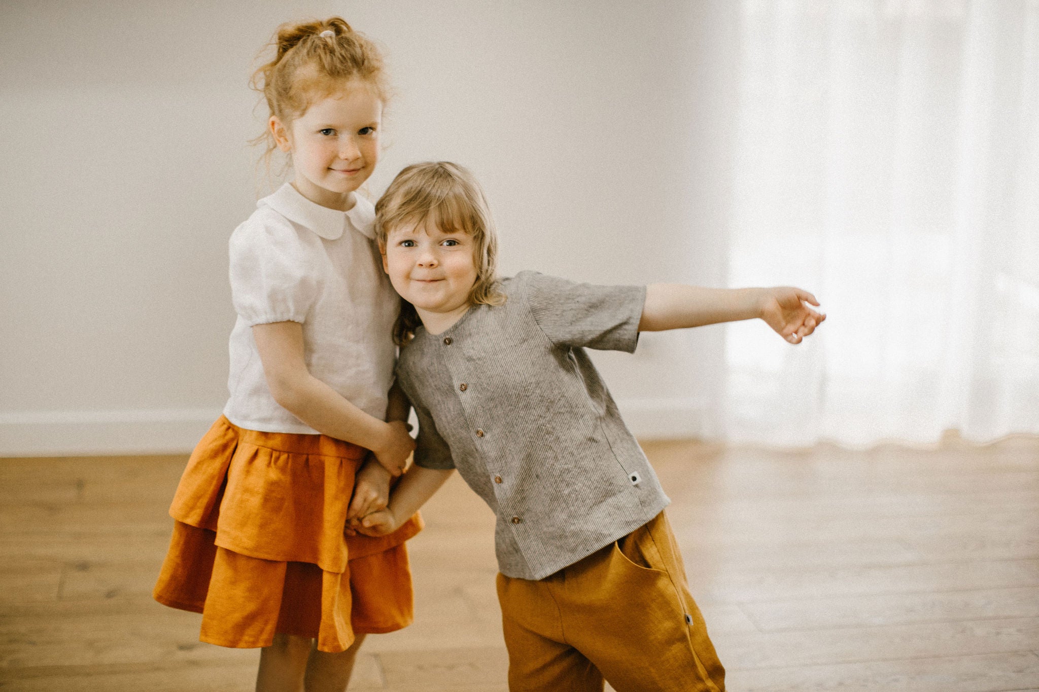 Kids linen clothes