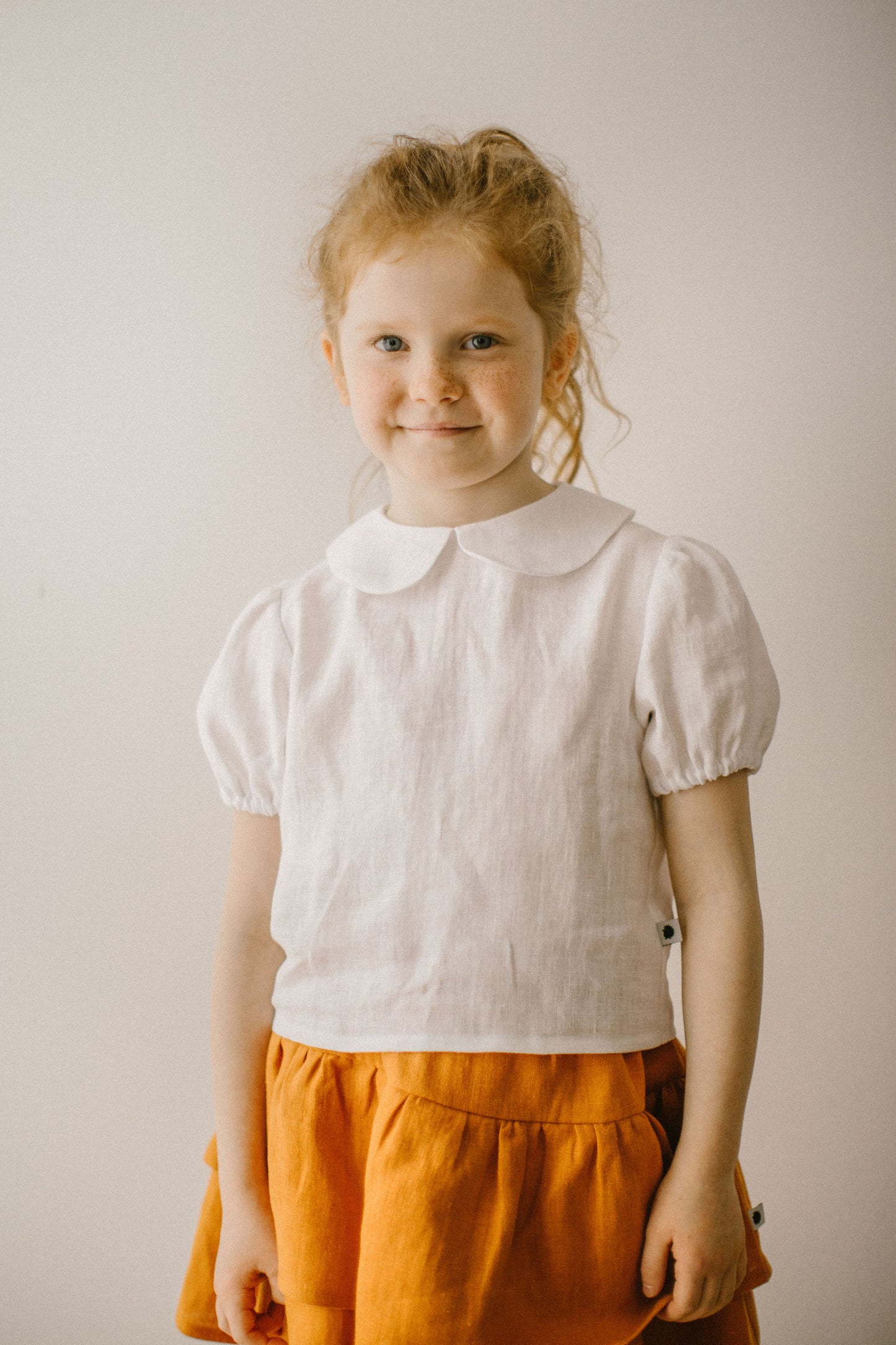 Peter Pan collar blouse for girls