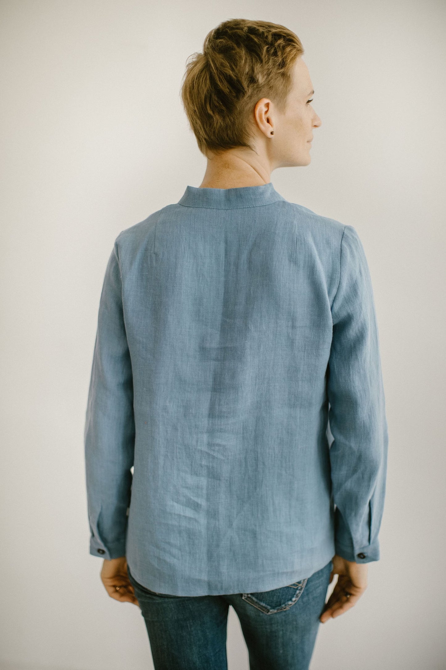 Skylar linen shirt for women