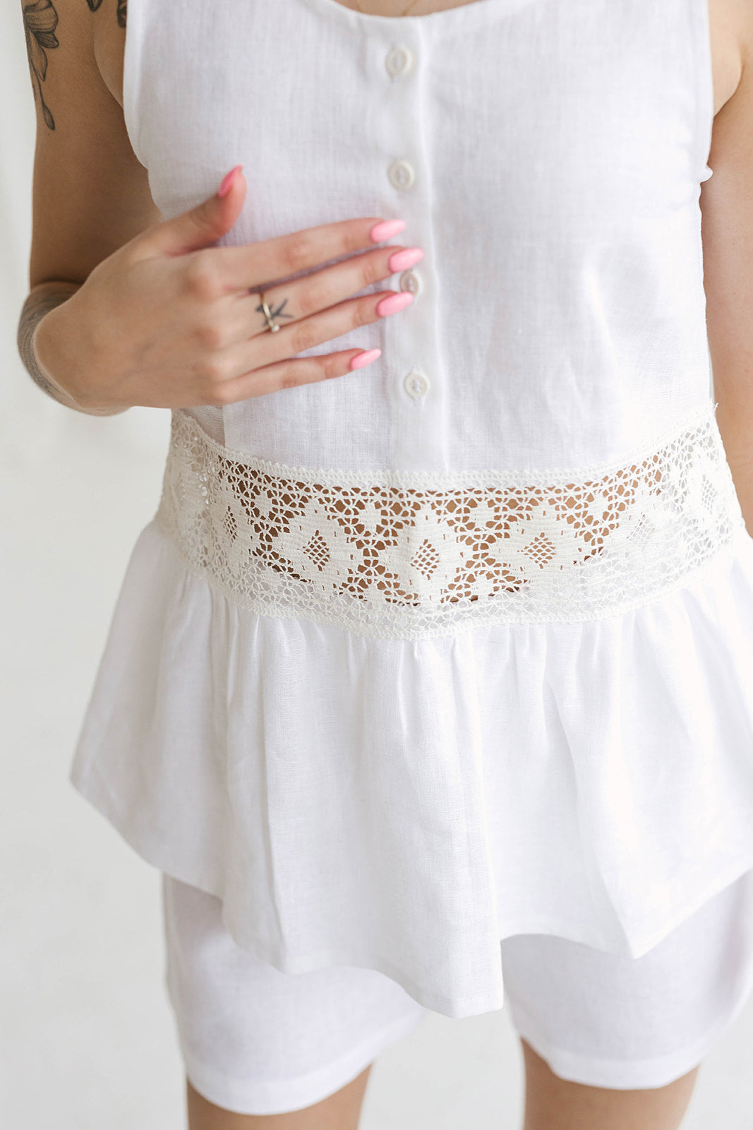Linen pajama set