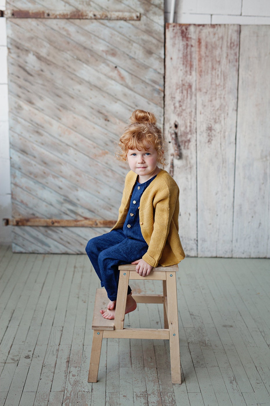 Adorable baby girls and toddlers linen overalls for summer ROXY
