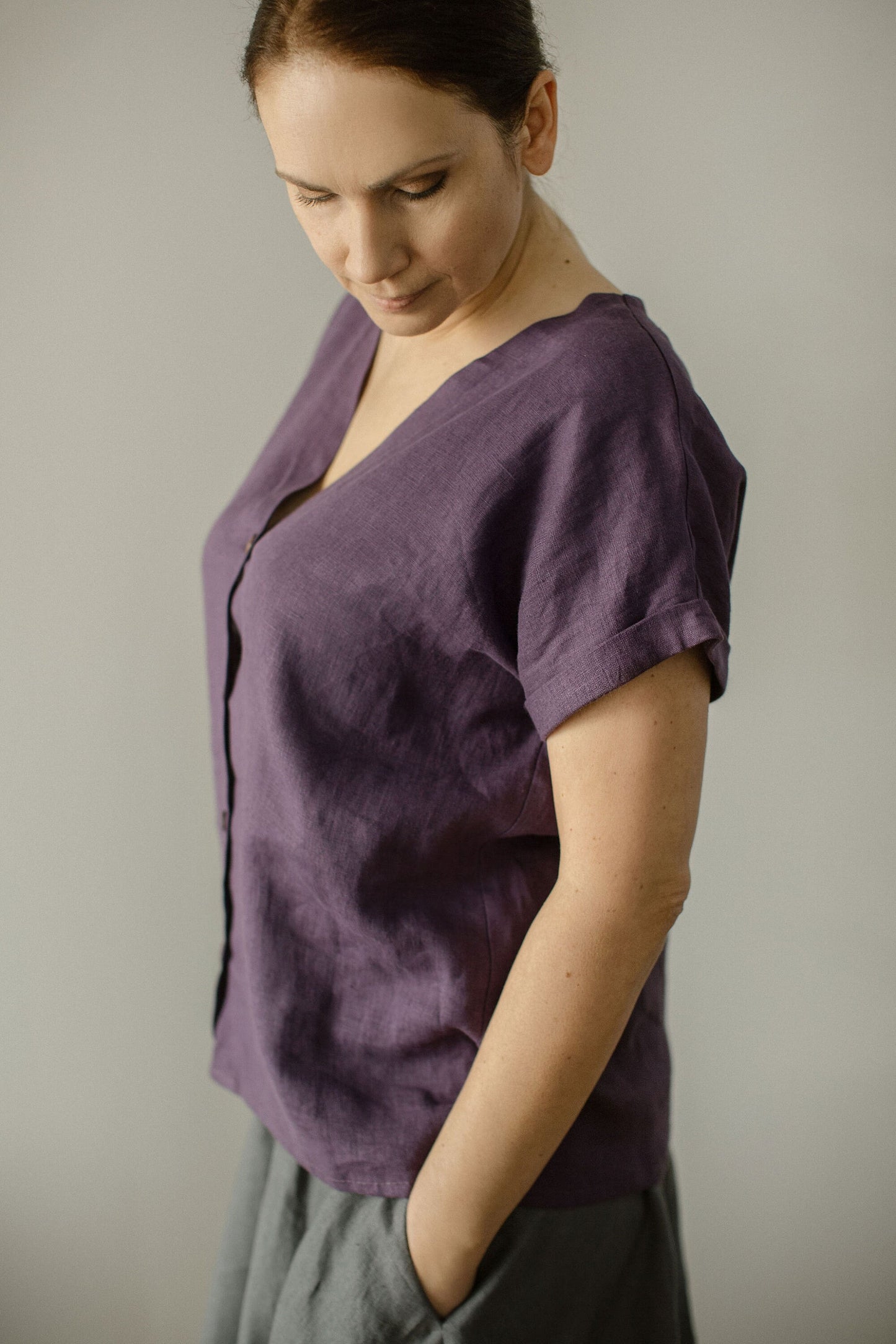 Women button down shirt TOMA