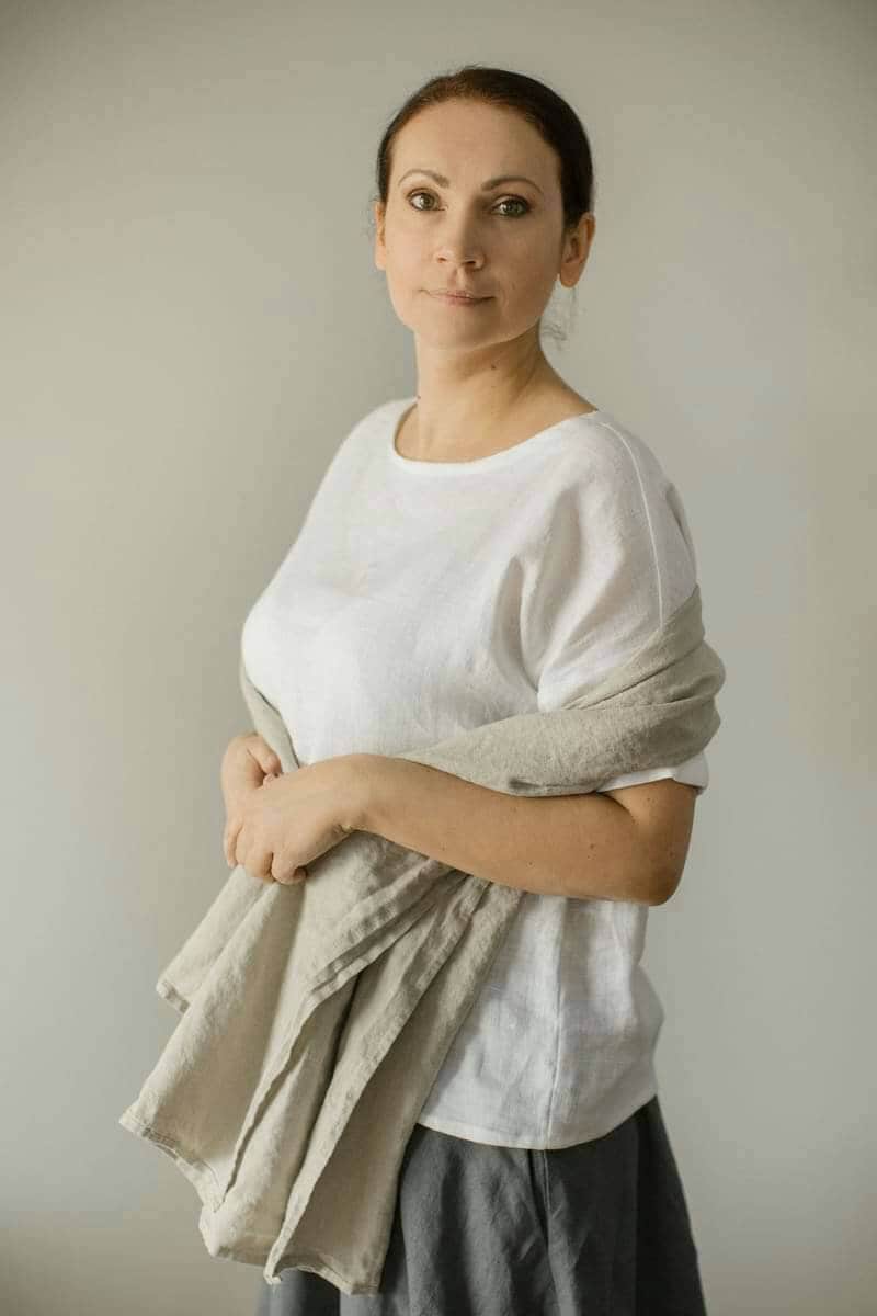 Linen scarf for men & women