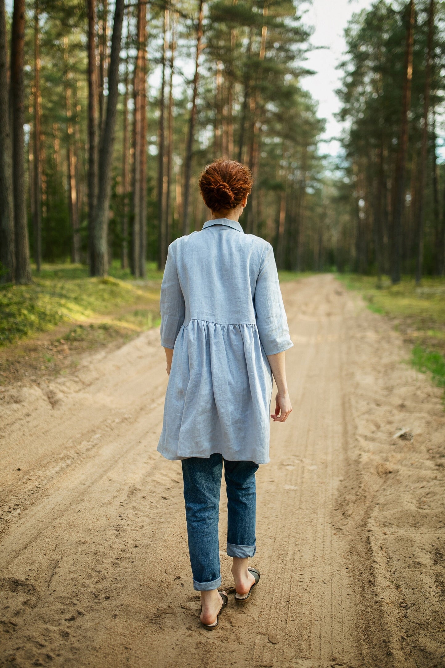 Linen tunic dress ROSE