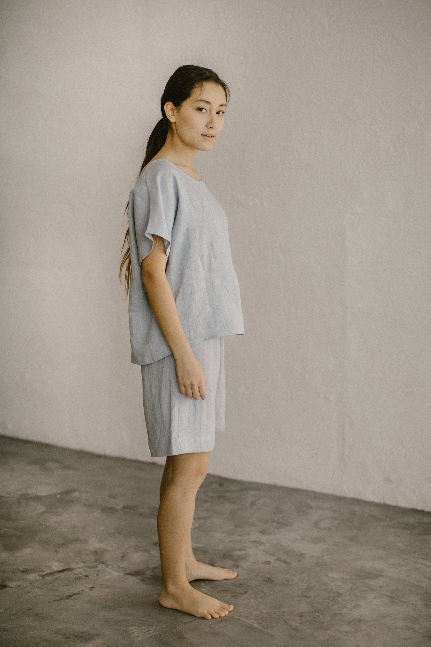 Linen pajama set for women AMBER