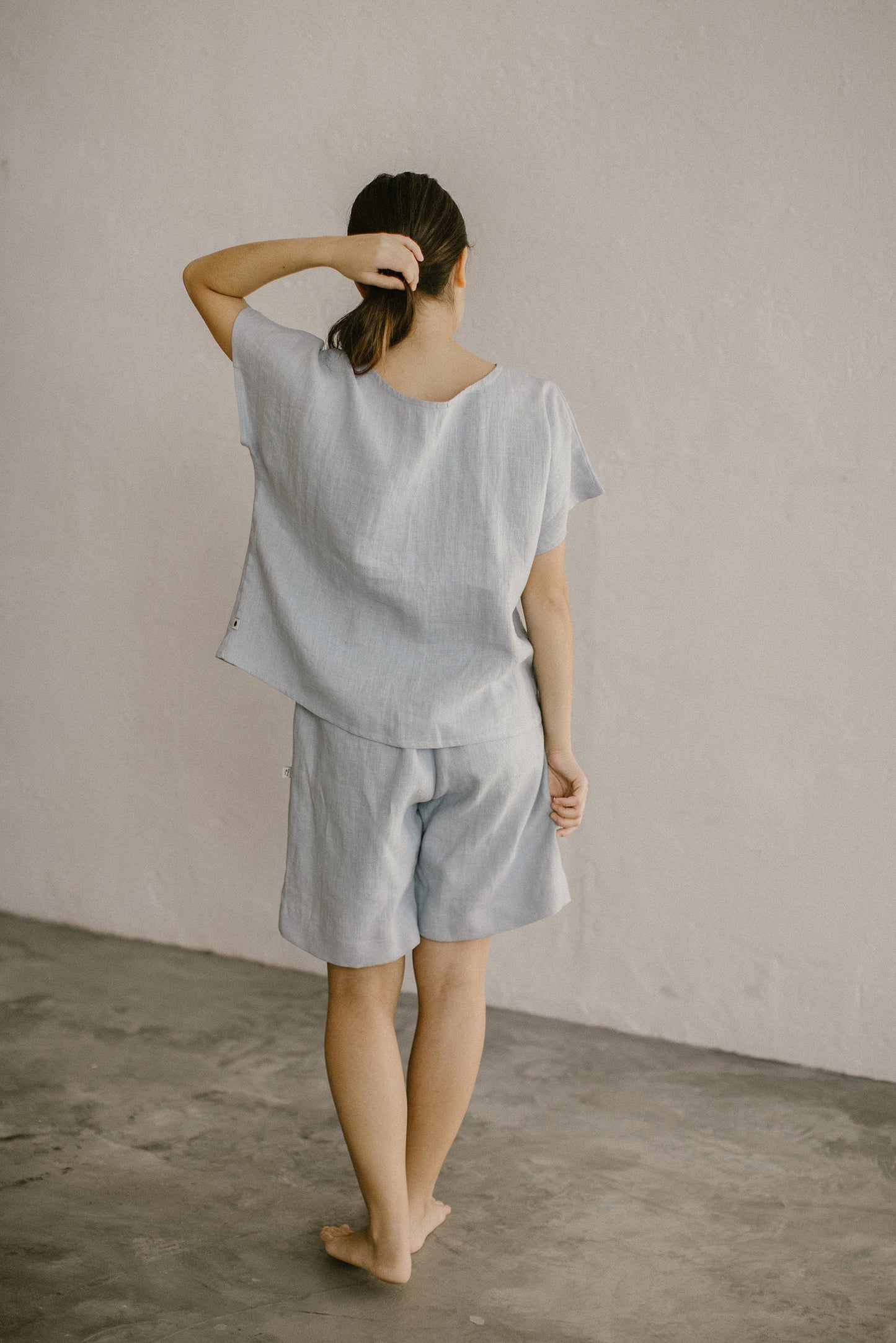 Linen pajama set for women AMBER