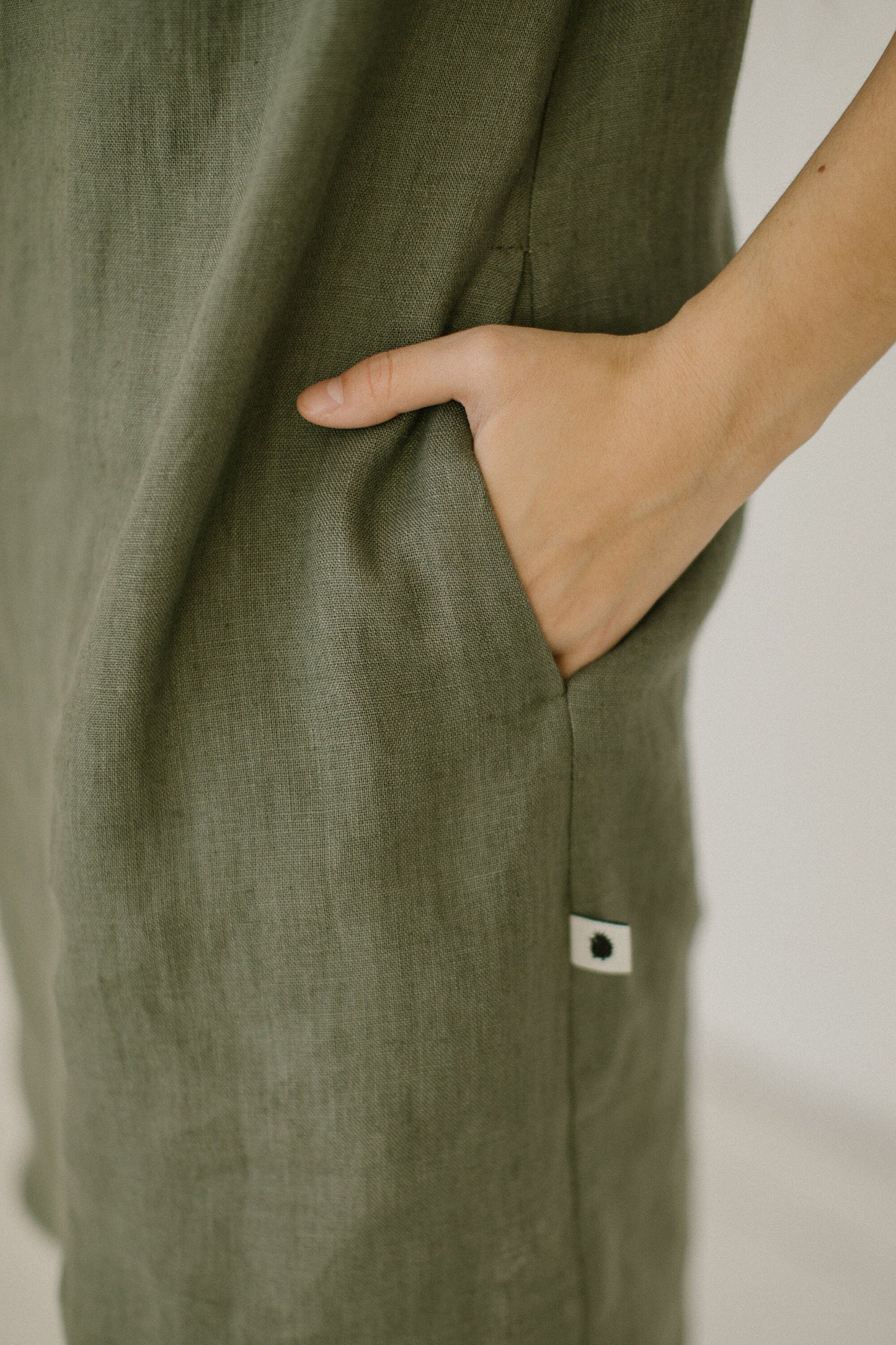 Oversized simple linen dress for summer ALISA, size 34/READY TO SHIP