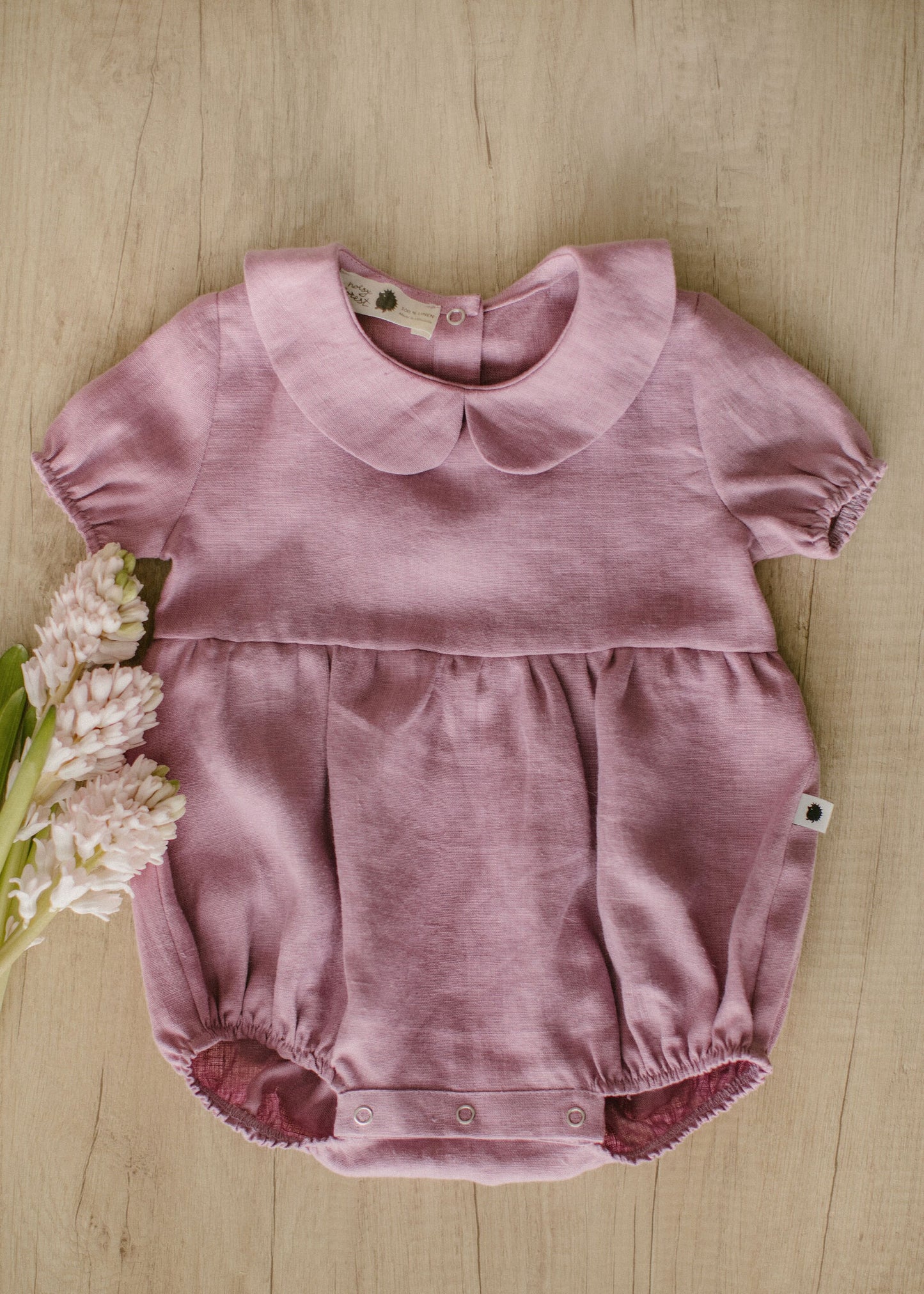 Linen baby romper MIAMI