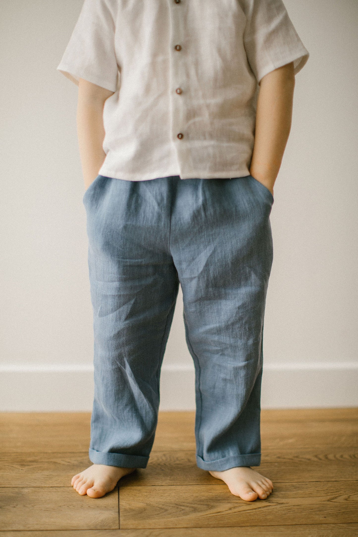 Classic linen pants for boys