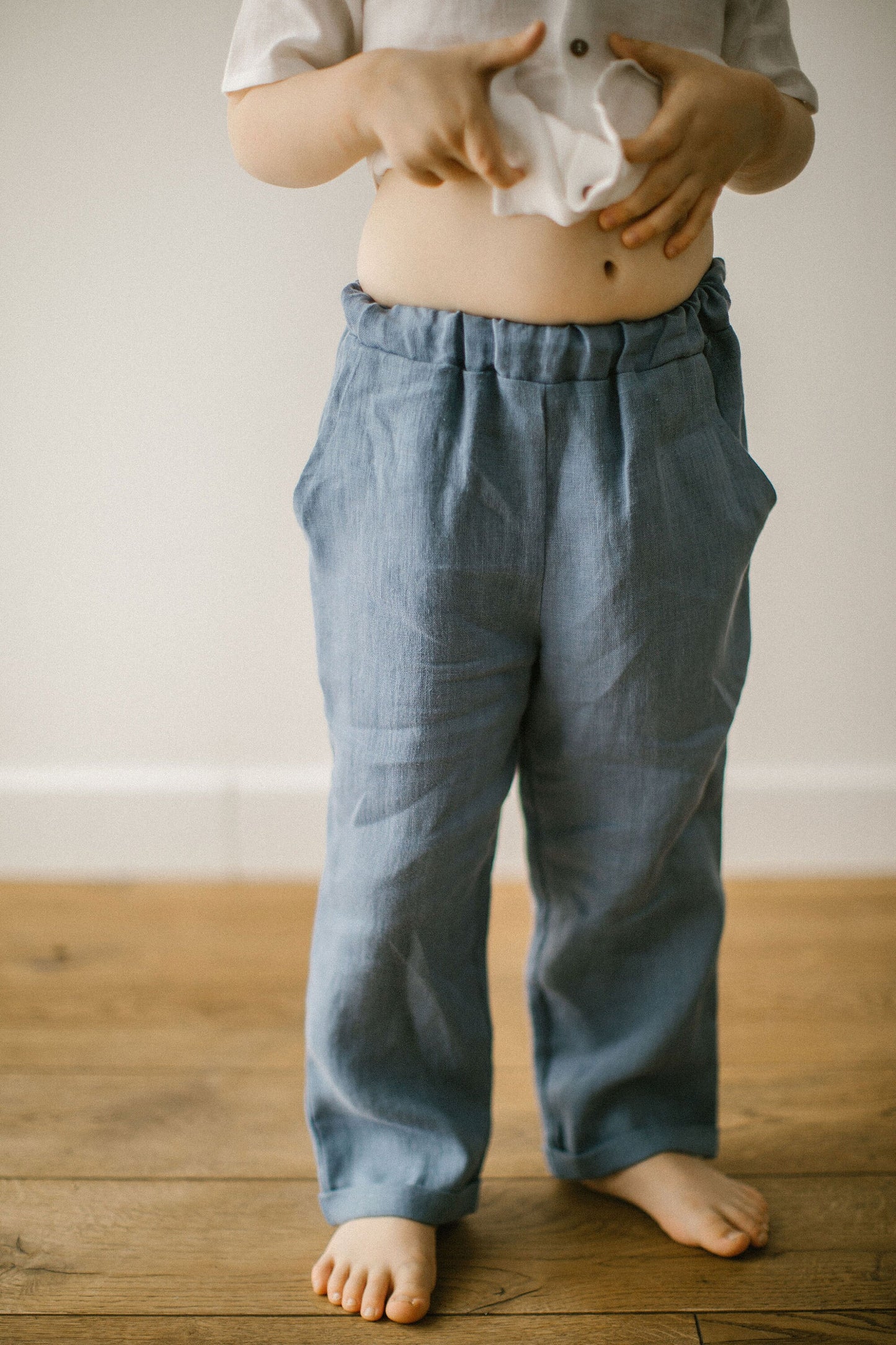 Classic linen pants for boys
