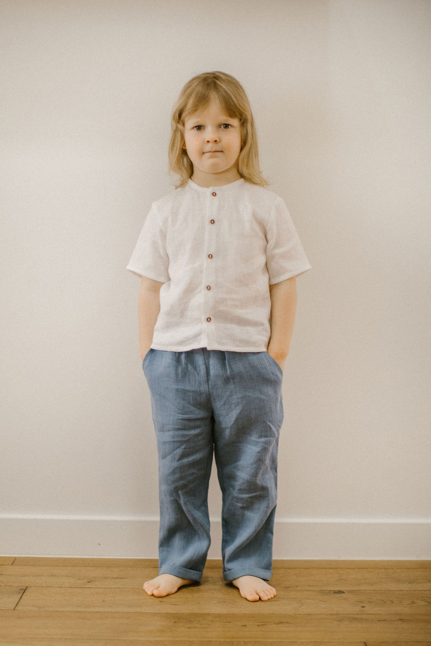 Classic linen pants for boys