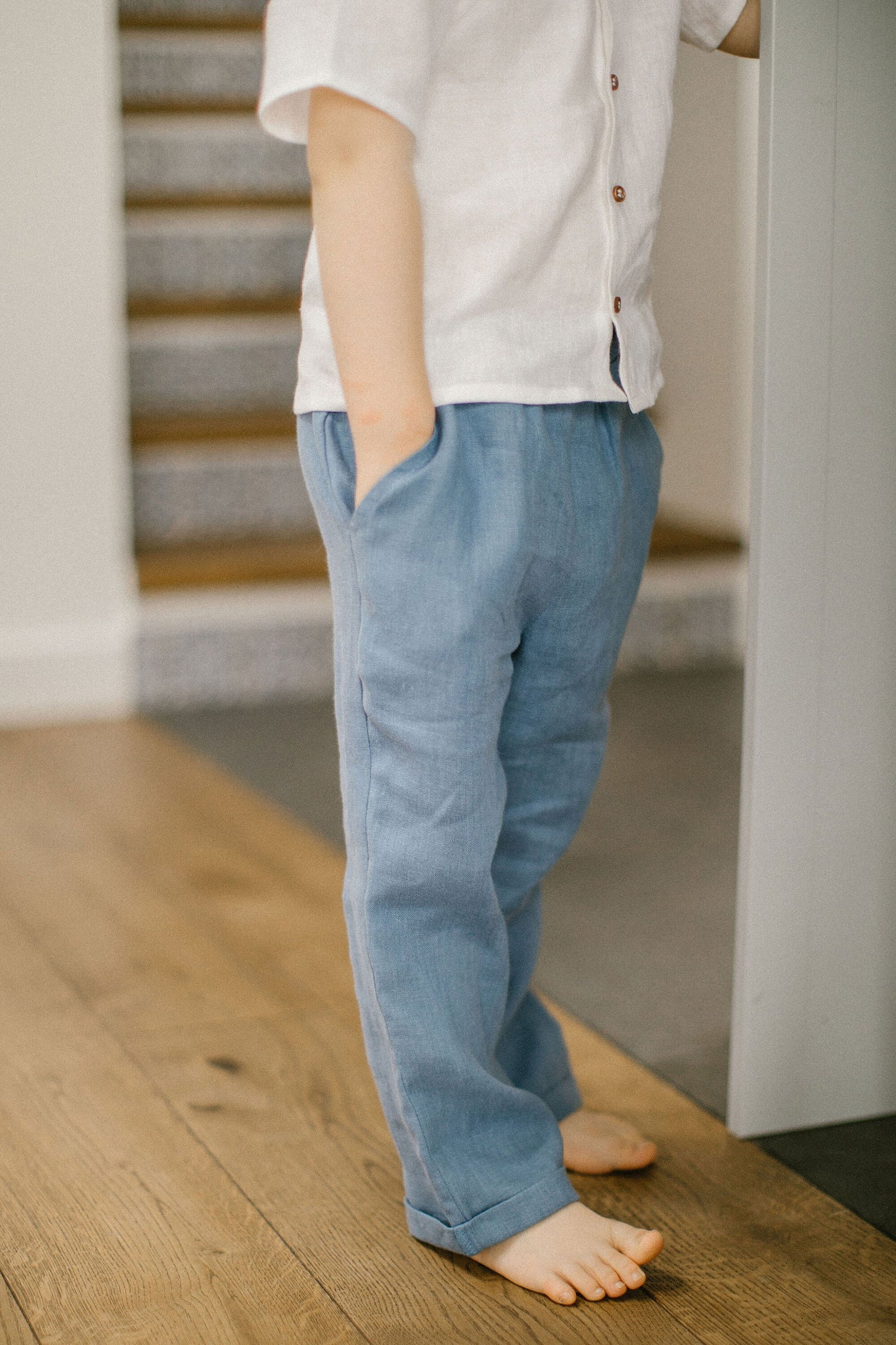 Classic linen pants for boys