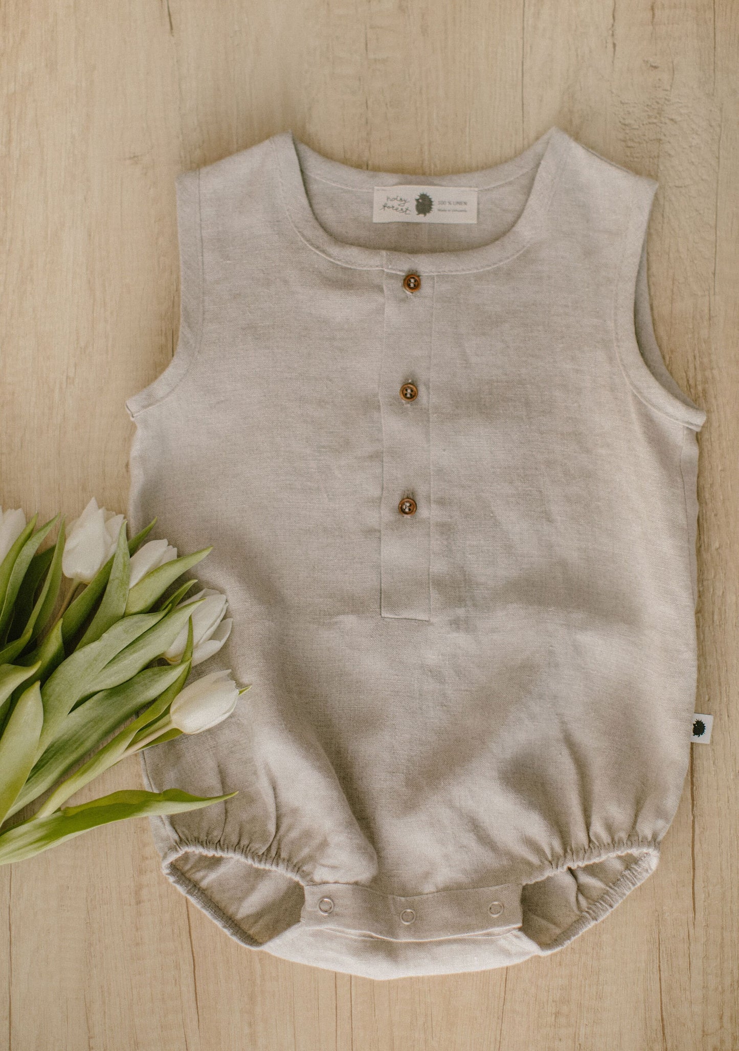 Sleeveless baby romper TOKYO