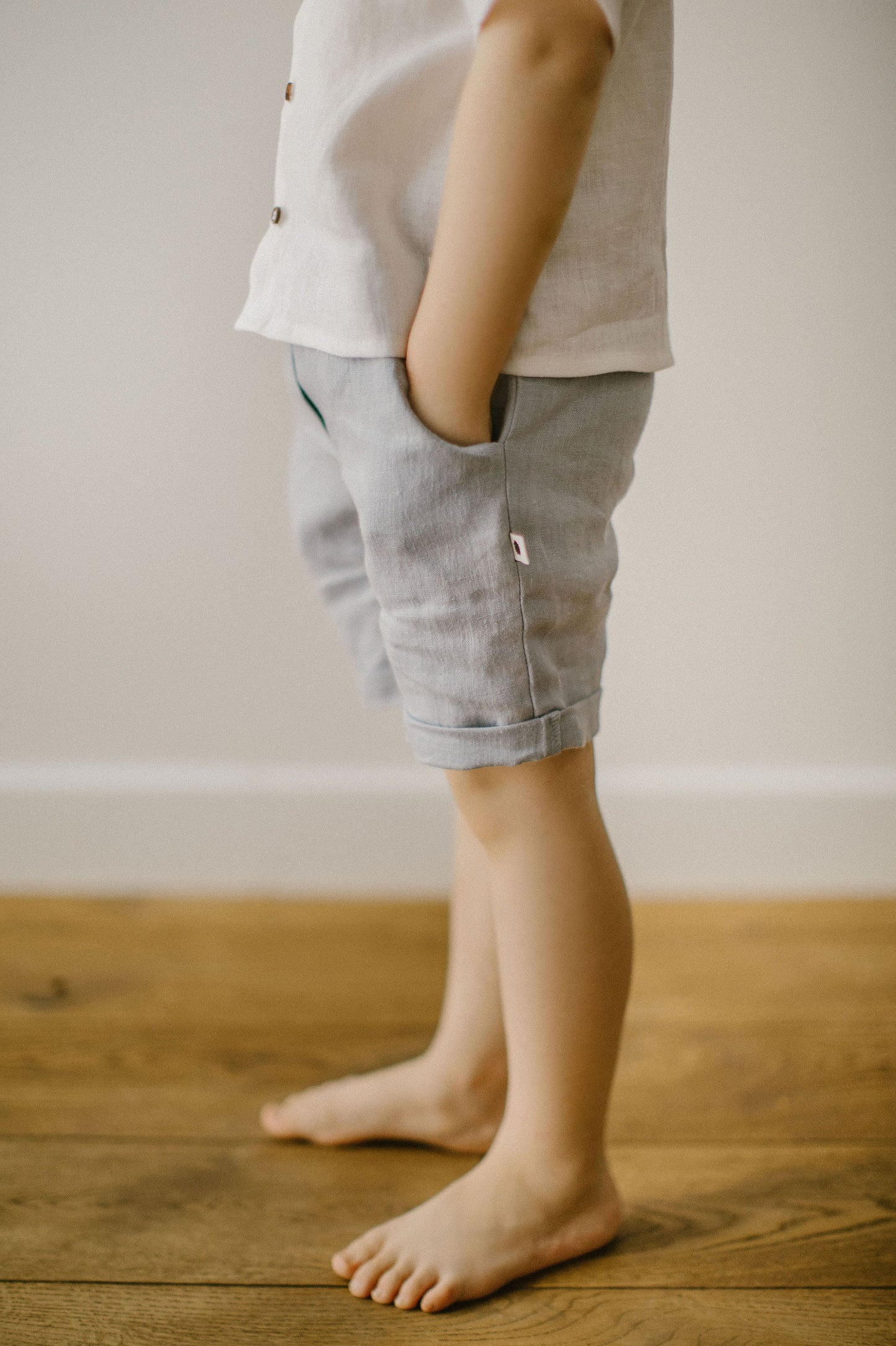 Linen shorts for boys