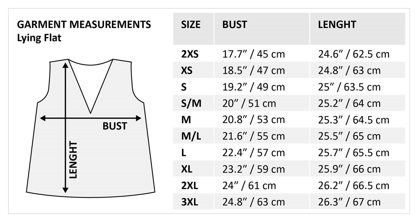 Sleeveless V-neck T-shirt ANNA