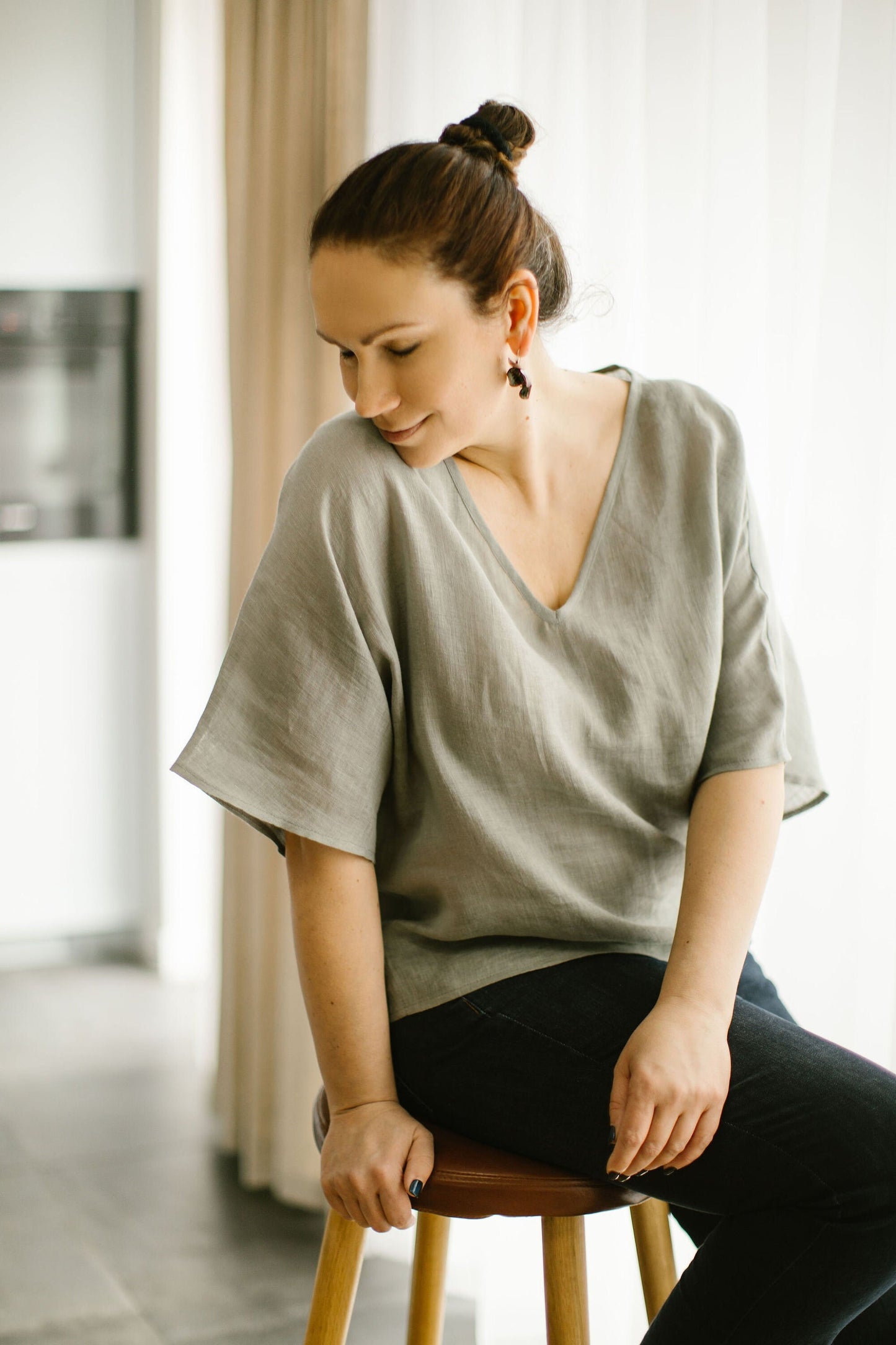 Casual kimono tunic LILA