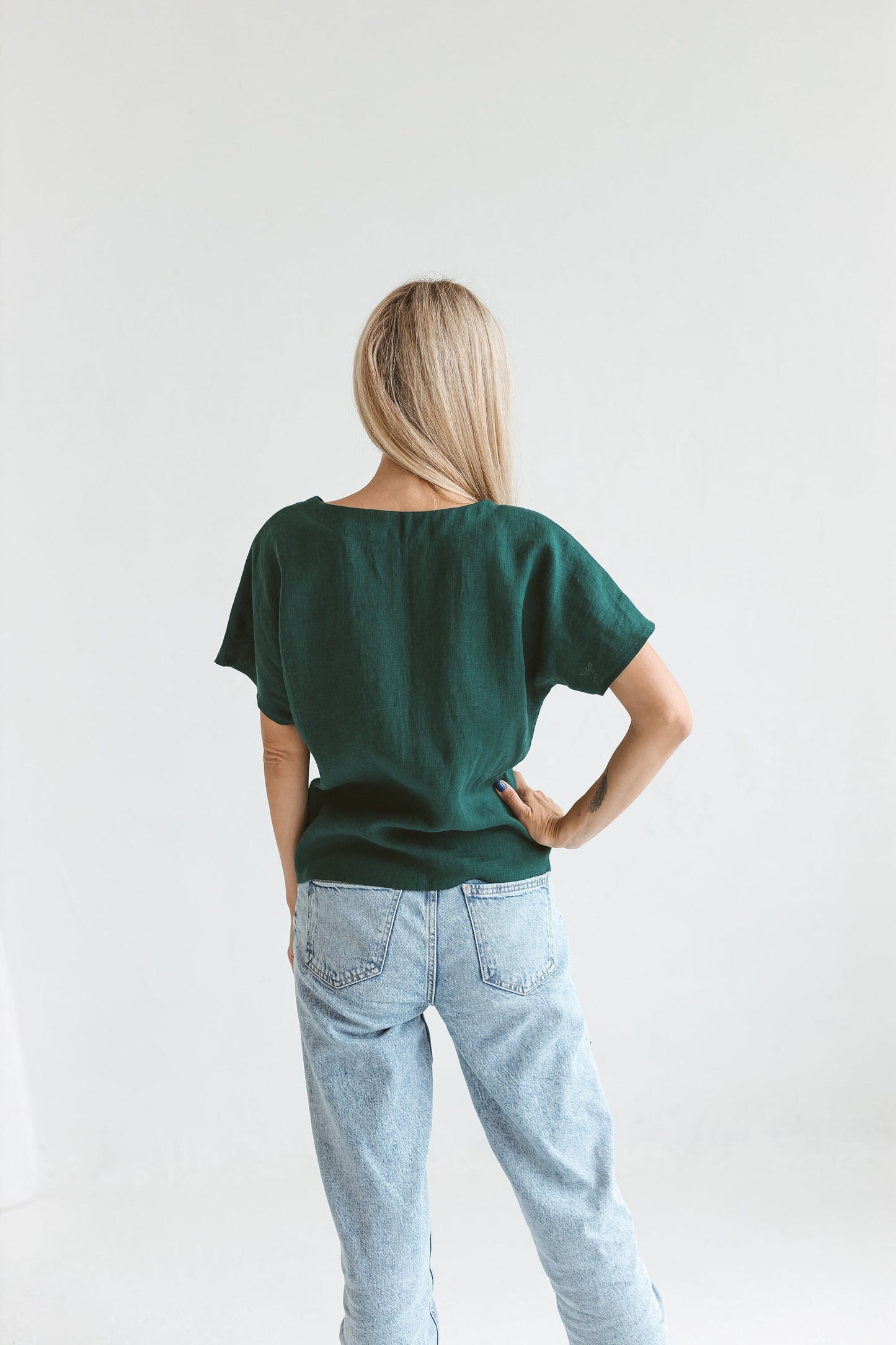 Loose linen blouse MAYLA