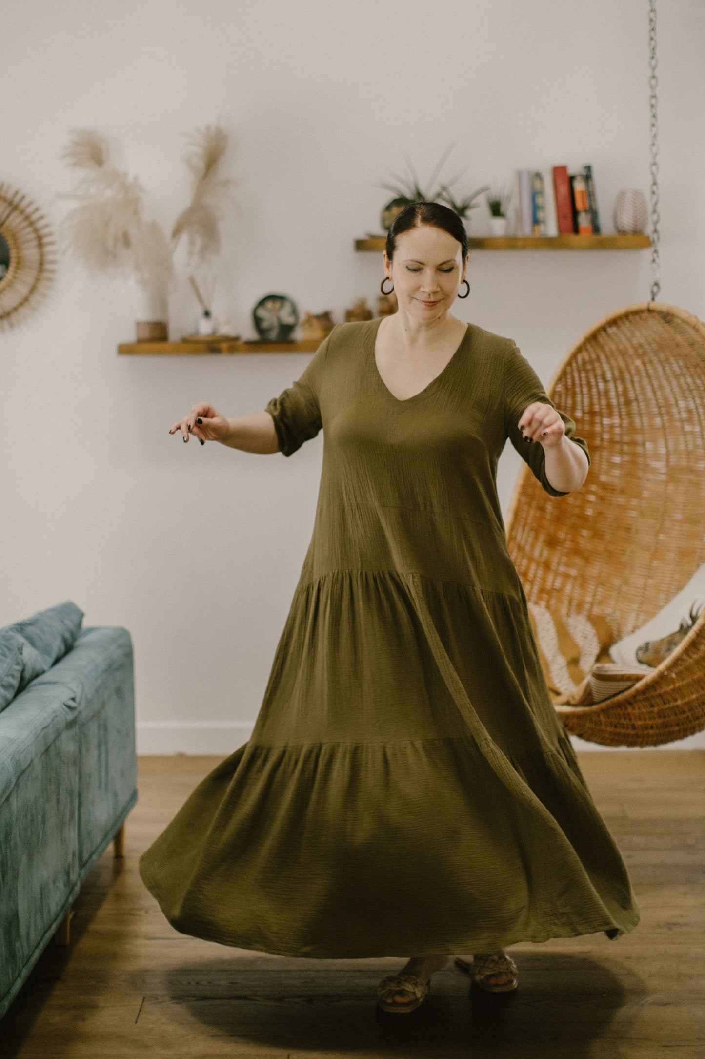 Muslin plus size dress COCO