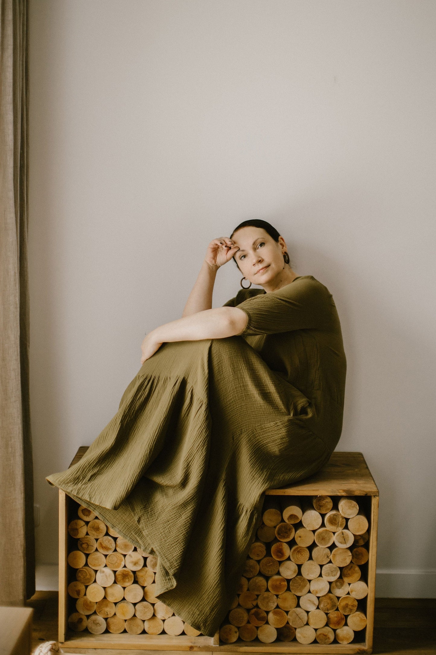Muslin plus size dress COCO