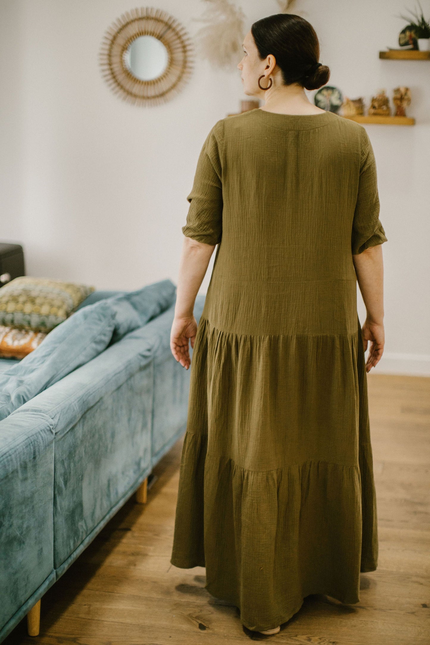 Muslin plus size dress COCO