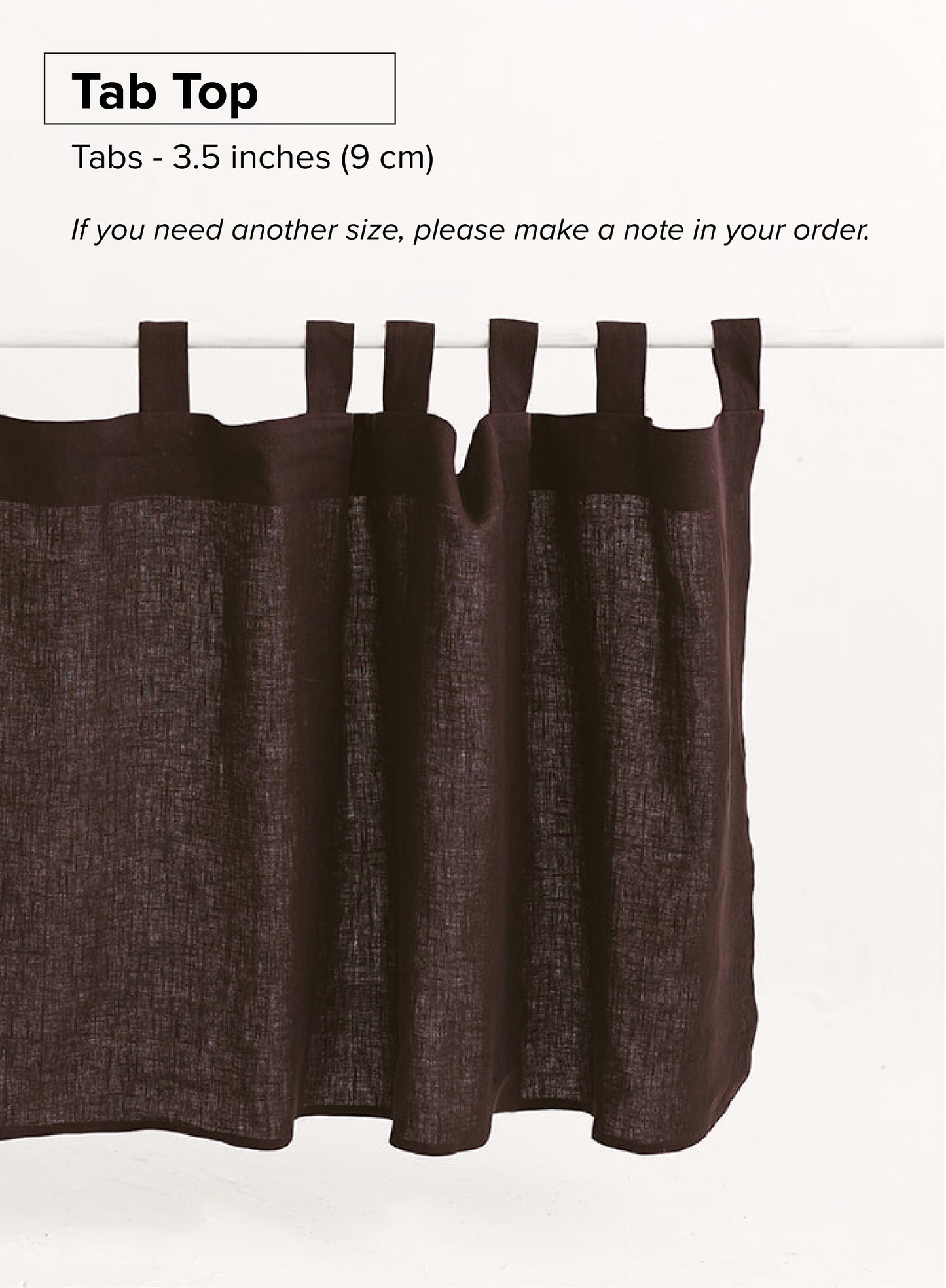 Washed linen curtains / drape for relaxed look