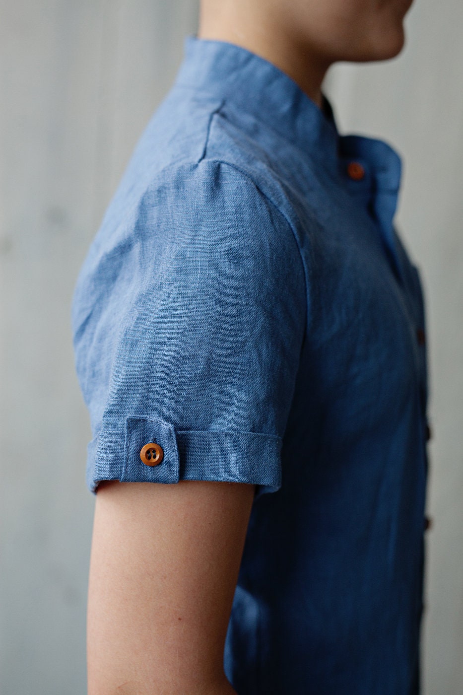 Washed Linen Shirt for Boys/ READY TO SHIP