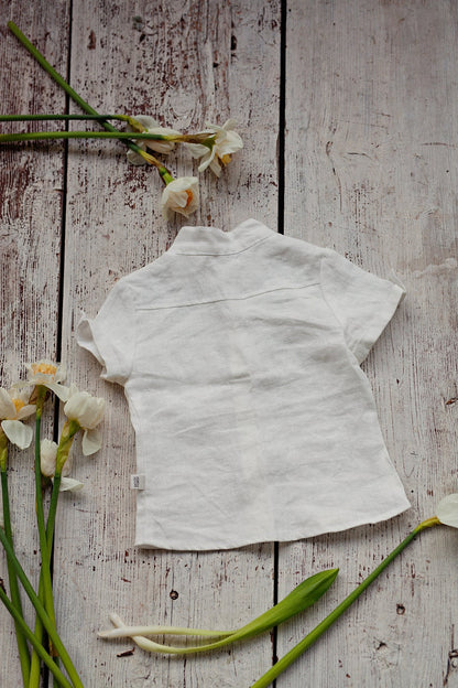 Washed Linen Shirt for Boys/ READY TO SHIP