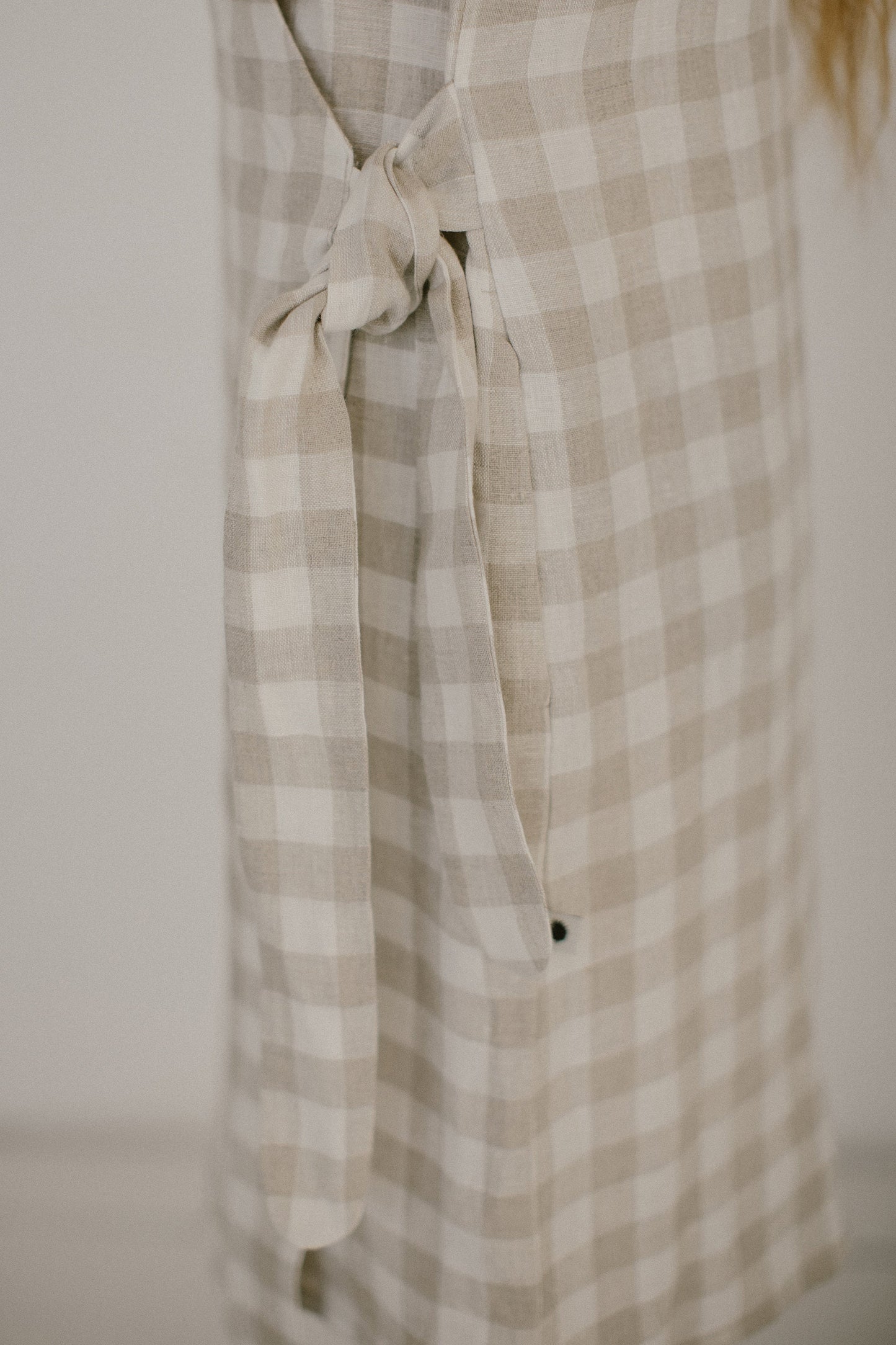 Linen wrap dress UNA