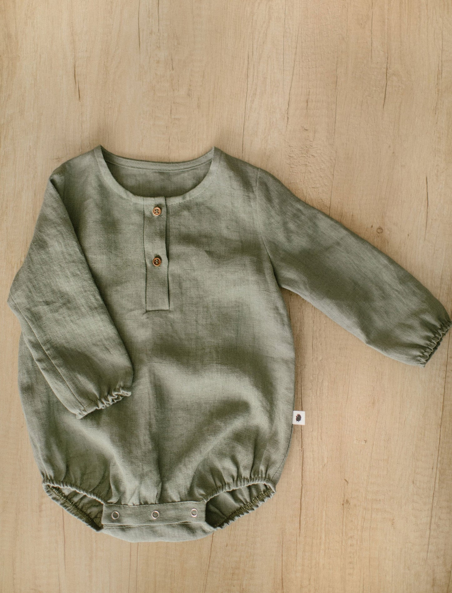 Linen baby romper ROME