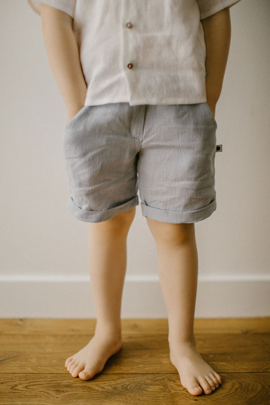 Linen shorts for boys