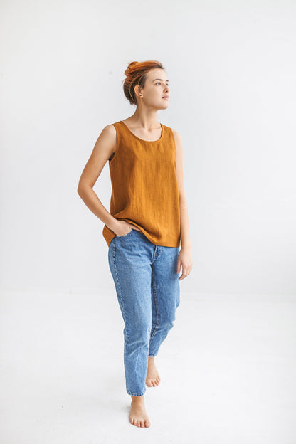 Women‘s linen tank top ERSA